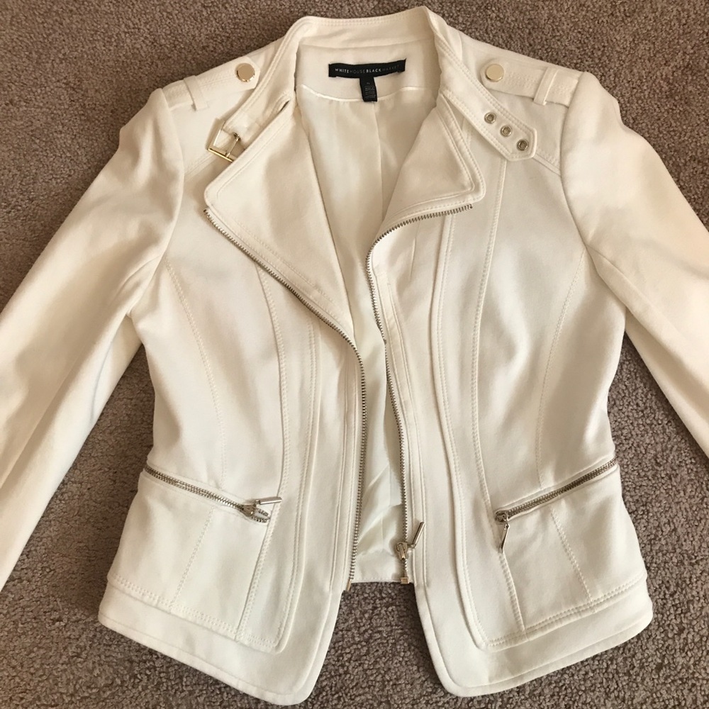 WHBM suit jacket, size 0, Ecru